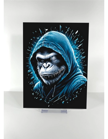 Chinese Zodiac Metal Print – [Animal Name] | 6x8 Inch Sublimated Artwork | Anime & Tattoo-Inspired D