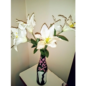 Cherry Blossom Bottle Vase