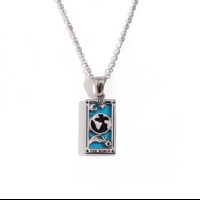 Stainless steel tarnish tarot necklace