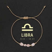 Natural Stone beads bracelet 12 zodiac signs