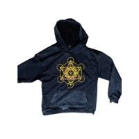 Metatron’s Cube Sacred Geometry Hoodie – 100% Cotton