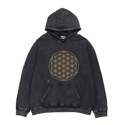 Flower of Life Hoodie — Sacred Harmony in Every Thread