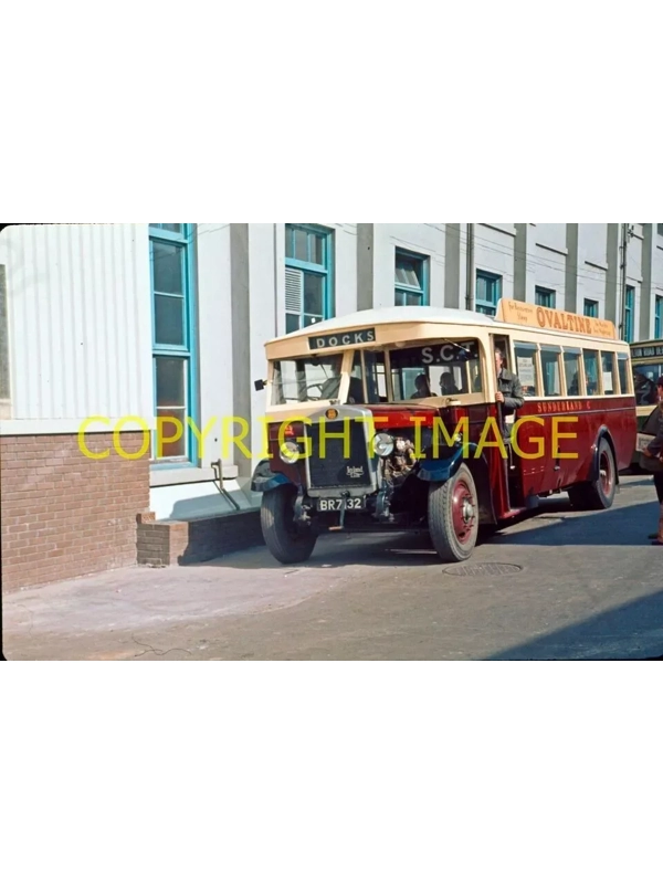 35mm slide Sunderland Corporation Leyland Lion / Leyland BR 7132 ~ 2