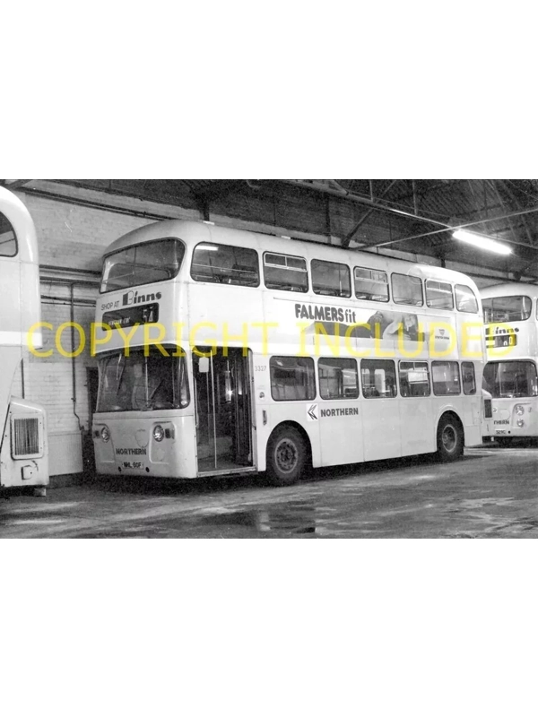35mm B/W Negative Northern Atlantean PDR / Alexander NNL 60 F ~ 3327 Ex Tyneside