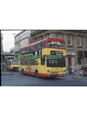 35mm Colour Slide SYT / Mainline Metrobus Mk2 B 936 CDT ~ 1936