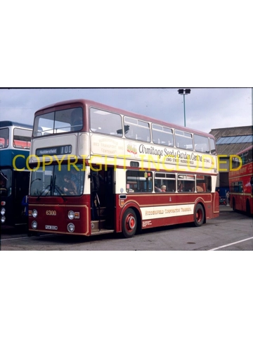 35mm slide WYPTE Leyland Atlantean AN68 / Roe PUA 300 W ~ 6300