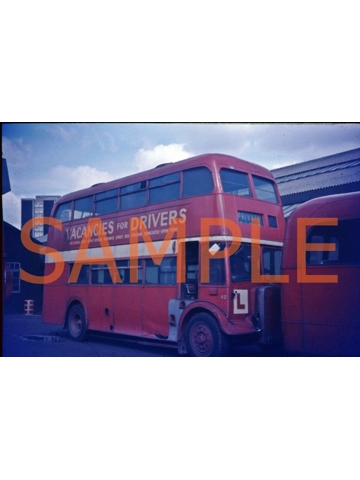 Original 35mm slide Northern Guy Arab / PR Driver Trainer FT 7387 - 42 Ex Tynemouth 187