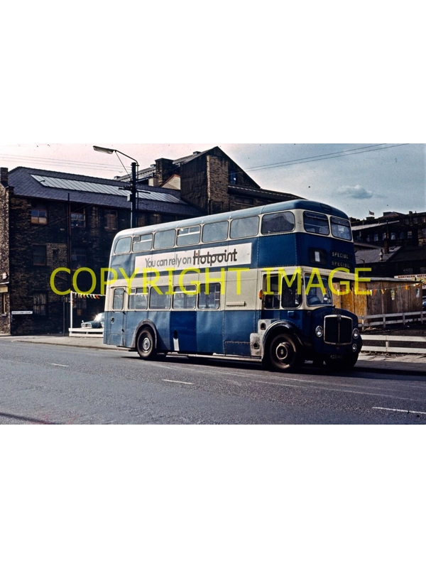 35mm slide West Yorks PTE AEC Regent 5 / MC 6221 KW 2221 ex Bradford 221