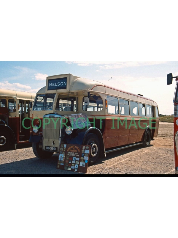 35mm slide Burnley, Colne & Nelson Leyland PS1 / Brush HG 9651 - 10