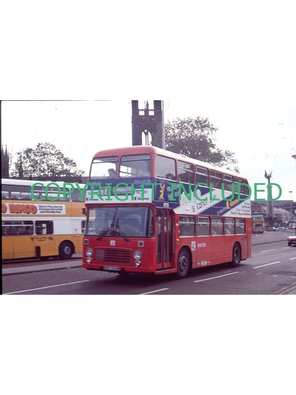 35mm slide United Bristol VR / ECW MEF 826 W ~ 826