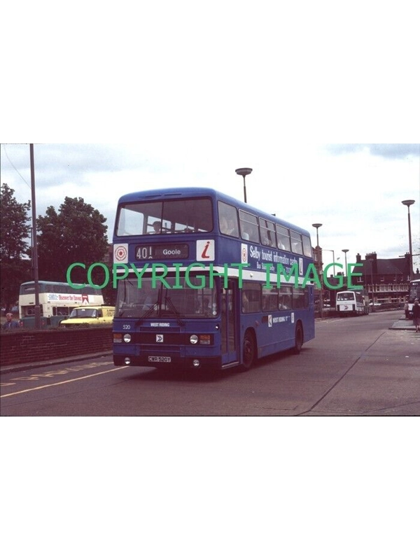 35mm slide West Riding Leyland Olympian / ECW CWR 520Y ~ 520 *Selby Blue Livery*