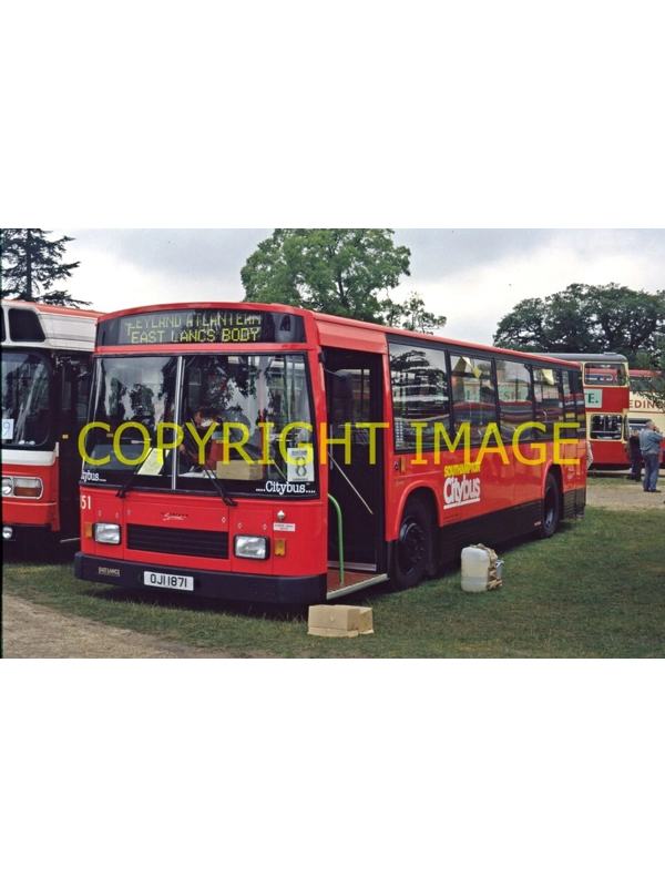 35mm Slide Southampton AN68 / East Lancs OJI 1871 ~ 351 Ex HTR 567 P ~ 198 (D/D)