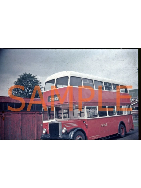 35mm slide Stanhope MS Leyland PS2 / Roe (rebuilt from Single deck) YUP 6