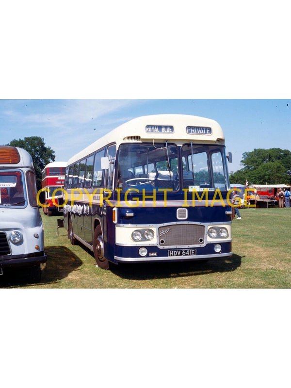 35mm slide Royal Blue Bristol MW / ECW HDV 641 E - 1436