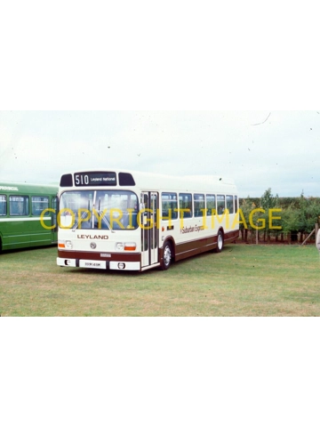 35mm slide Leyland National Suburban Express demonstrator RRM 148 M