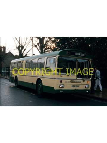 35mm slide Newport Metro Scania YDW 756 K - 56