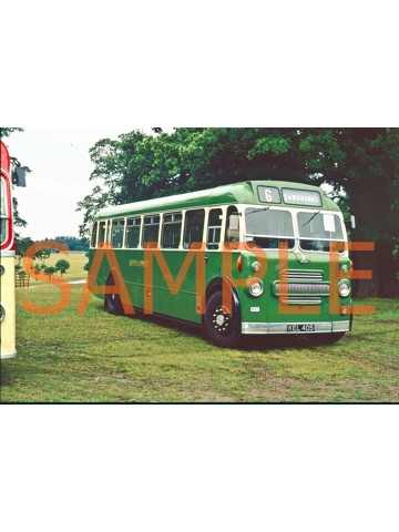 35mm slide Hants & Dorset Bristol L / ECW KEL 405 - 677 Rebodied 1961