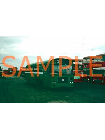 35mm bus slide East Midland Bristol LH - Willowbrook UNN 523 G - 523