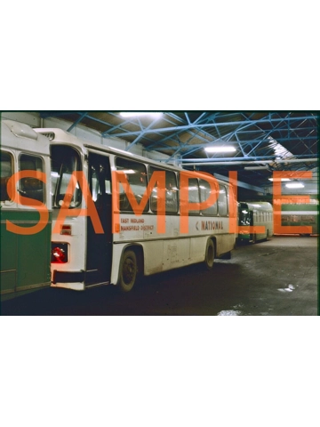 35mm bus slide East Midland Leyland Leopard / Willowbrook 003 - unidentified bus