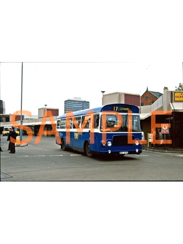 35mm slide United (Tees) Bristol LH / ECW REU 317 S - 1954 Ex Bristol 406 & TMS