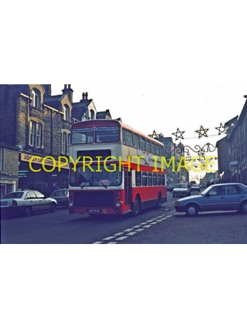35mm slide Black Prince Ailsa / Alexander JOV 753 P - 753 Ex WMPTE Via Harrow