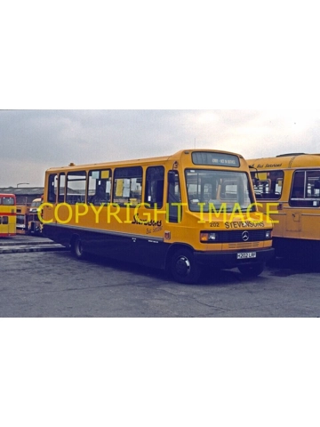 35mm slide Stevensons Mercedes 814 D / Wright H 202 LRF - 202