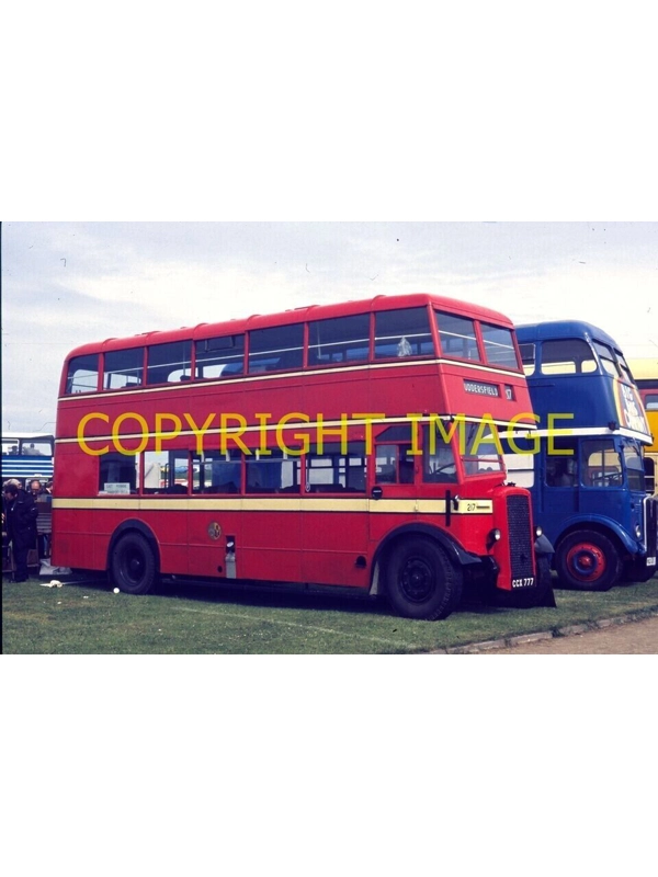 35mm slide Huddersfield Daimler CWA / Duple CCX 777 ~ 217