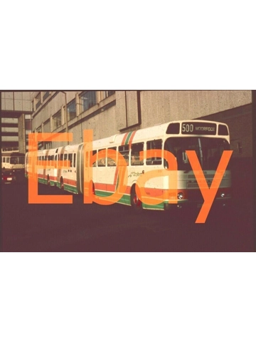 35mm bus slide SYPTE Leyland DAB Bendybus FHE292V - 2009