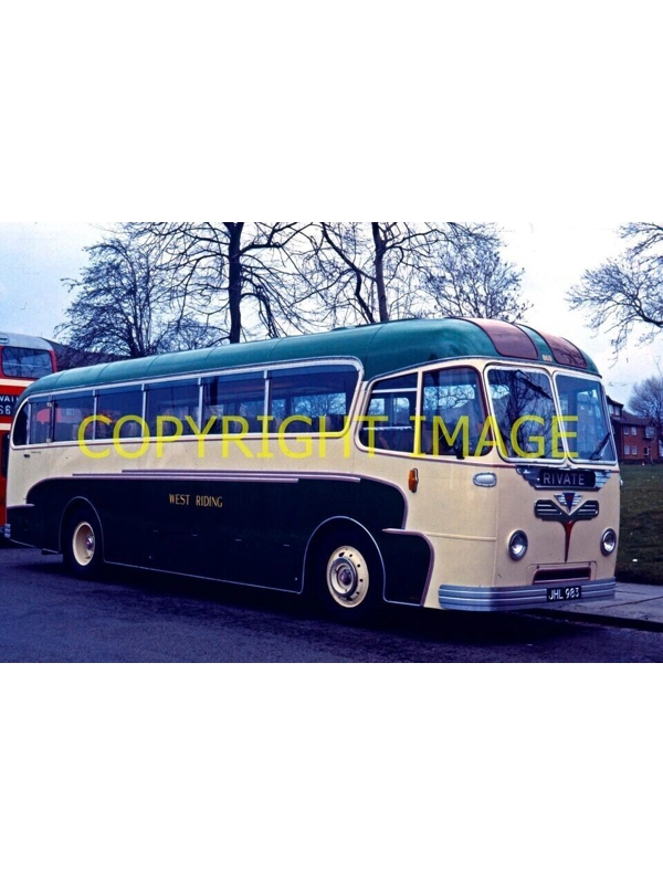 35mm slide West Riding AEC Reliance / Roe Dalesman JHL 983 ~ 803