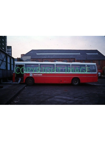 35mm bus slide Northern Bristol RE / ECW MCN 886 L - 5037 @ Gateshead depot