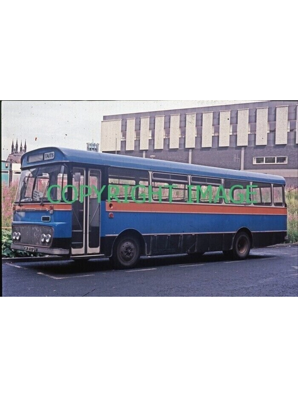 35mm slide Vasey (Otterburn) Bedford YRQ / Willowbrook KJR490P Ex Taits(Morpeth)