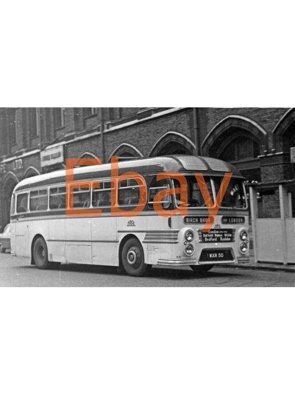 B/W Photo Birch Bros (London) Leyland Leopard / Willowbrook WXR 50 - K 50