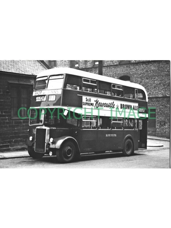 B/W Photo Northern General Leyland PD2 / Park Royal VUP 769 - 1769