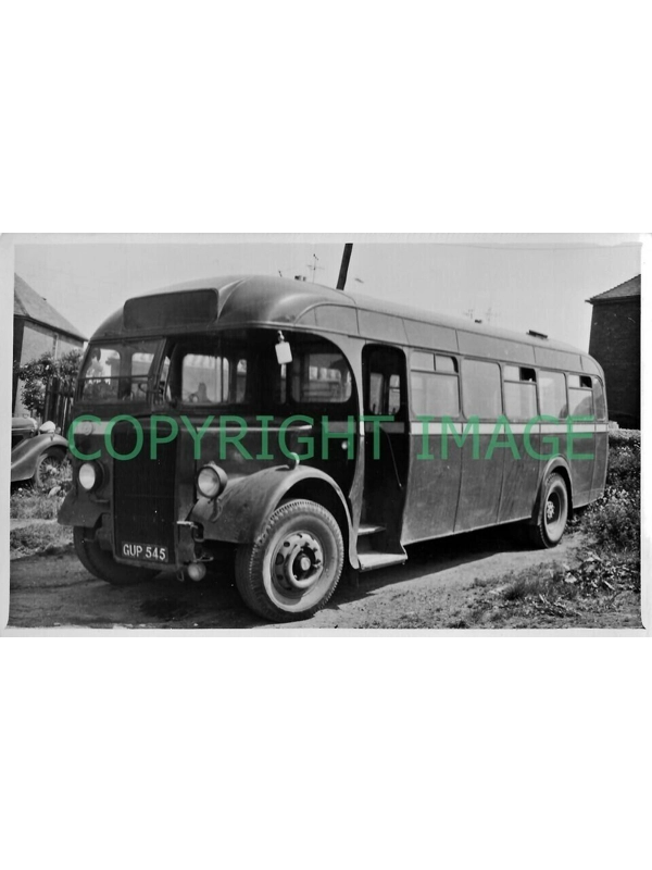 B/W Photo Sunderland District Leyland PS1 / Brush GUP 545 - #201 After withdrawn
