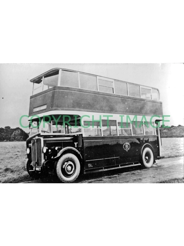 B/W Photo Sunderland District AEC Regent / Brush UP 6827 #119