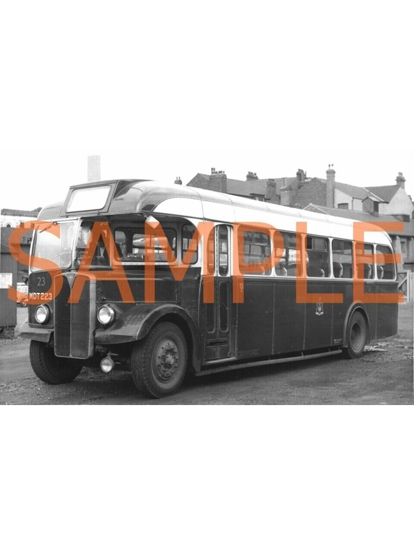 B/W Photo Doncaster Transport AEC Regal 3 / Roe KDT 223 – 23