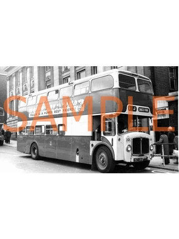 B/W Bus photo Rotherham AEC Bridgemaster / Park Royal VET 138 - 138