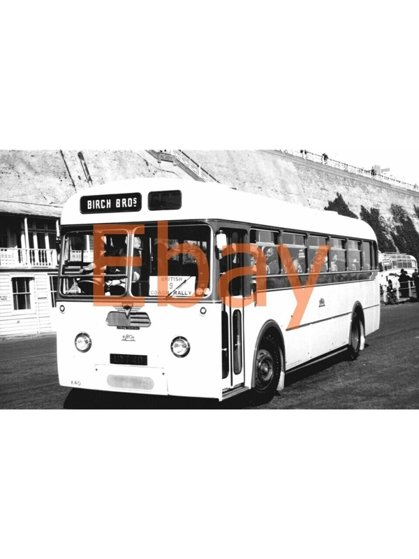 B/W Photo Birch Bros (London) AEC Reliance / Park Royal UYT40 - K40 Reg obscured