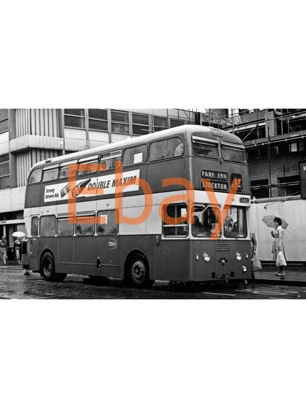 B/W Photo Cleveland Transit Atlantean PDR1 / Park Royal BPT511 B - H1Ex Stockton