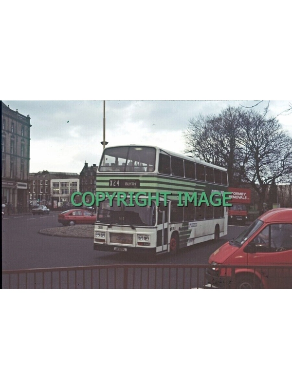 35mm slide Northumbria Olympian / ECW A 101 FPL ~ 351 Ex Kentish Bus LRC1