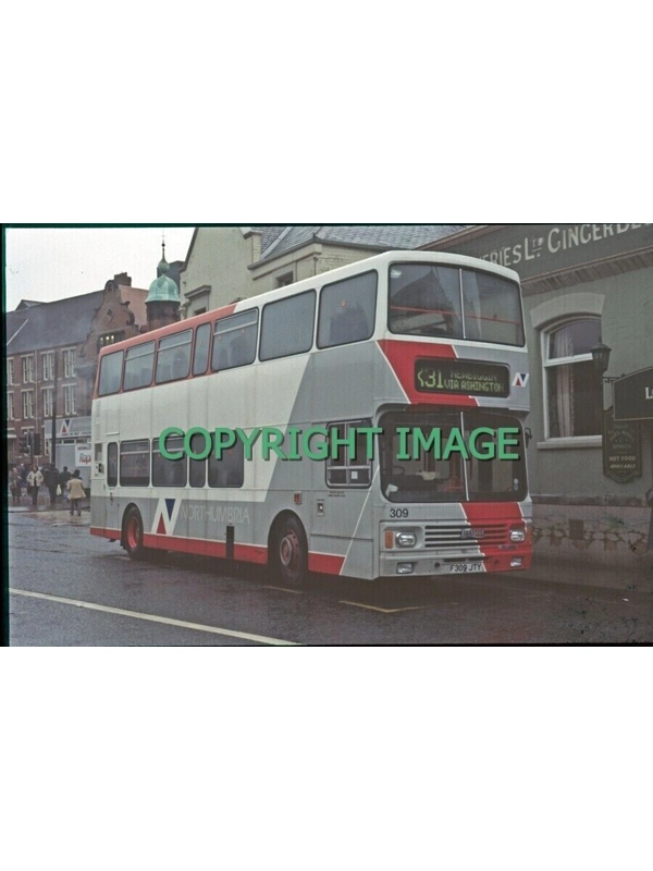 35mm slide Northumbria MS Olympian / Alexander F 309 JTY ~ 309