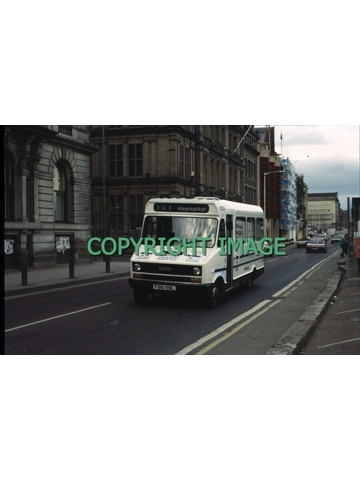 35mm bus slide Busways Iveco 49.10 / carlyle F 651 KNL ~ 1651 Quayside Shuttle