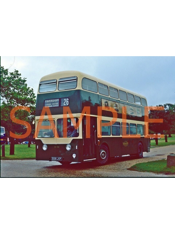 35mm slide Maidstone & Dist Atlantean / MCW 558 LKP - DH 558