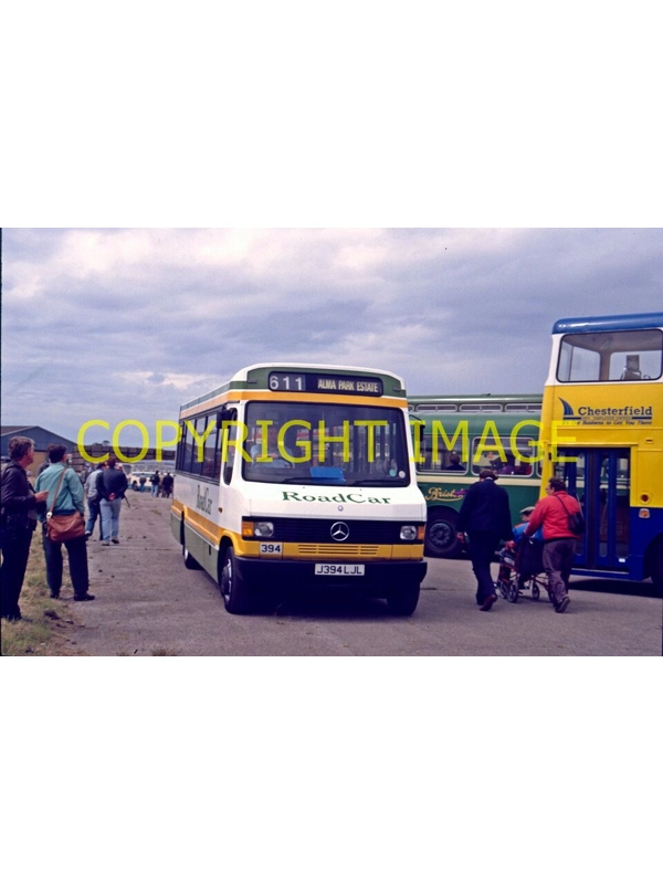 35mm slide Lincolnshire Mercedes 811 / Optare J 394 LJL - 394