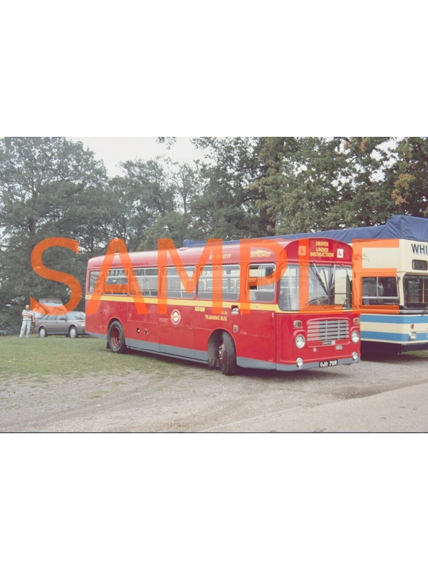 35mm slide Centrewest Bristol LH / ECW OJD 78 R - BL 78 Ex London Transport BL78