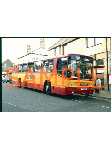 35mm slide Black Prince Scania N113 / Alexander PS F 113 OMJ EX London transport