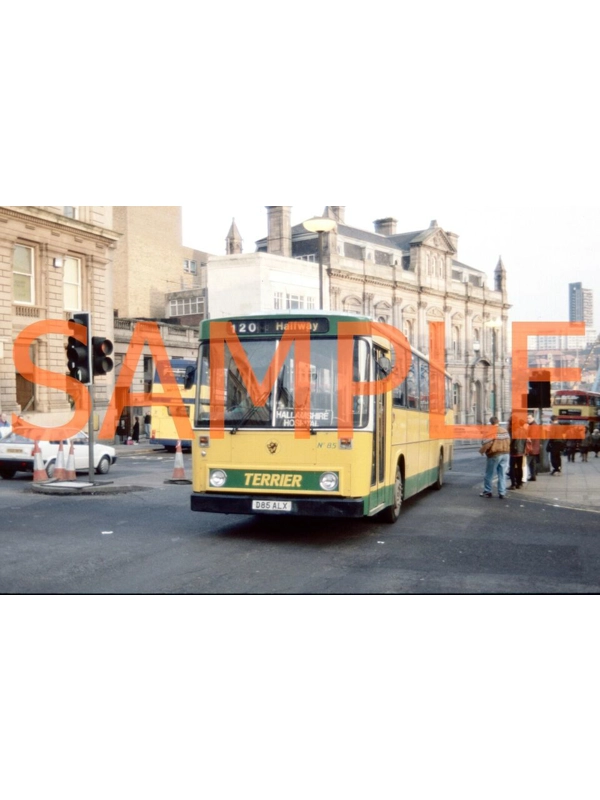 35mm slide Yorkshire Terrier Scania K112 / East Lancs D85 ALX EX British Airways
