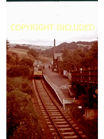 Colour Slide W&M Diesel Railbuses 79962&4 Preserved on KWVLR 1971