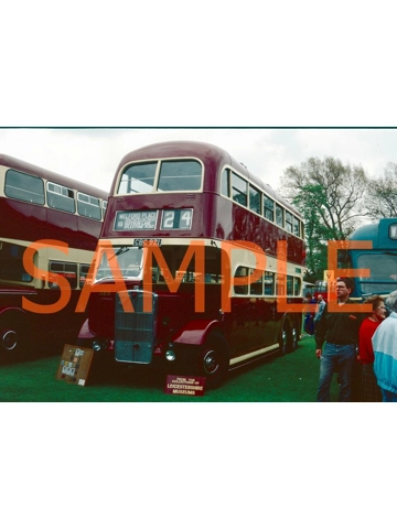 35mm slide Leicester Transport AEC Renown / Northern Counties CBC 921 - 329