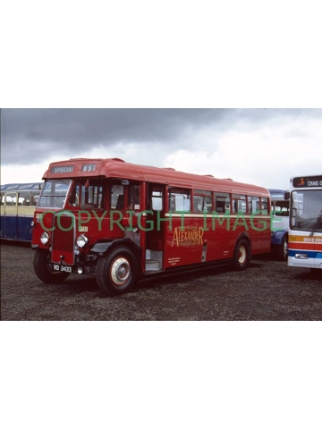 35mm slide Alexander & Sons Leyland Lion TS2 / Alexander VD 3433 - P 721